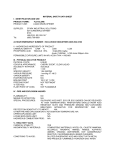 material safety data sheet