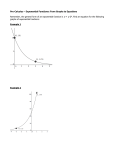 Pre-Calculus – Exponential Functions: From Graphs to Equations