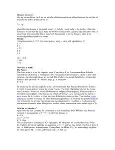 Distance measures - ScienceEducationatNewPaltz