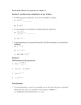 Mathematics 108, Review questions for Chapter 4