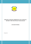 BFP Feedback Report 2012 - Rwanda Civil Society Platform