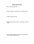 Mitosis Question Sheet