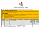 Livingston County Curriculum Document SUBJECT: High School