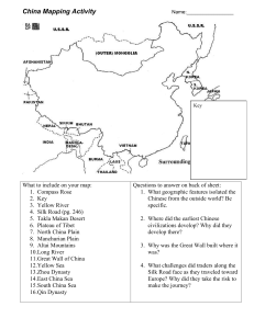 China Mapping Activity