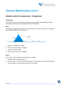 triangle test - iPads for Learning
