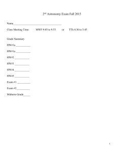 Exam #2 Solutions