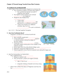 Chapter 12 Thermal Energy Transfer Drives Plate Tectonics 12.1