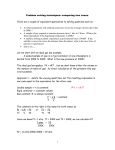 Problem solving techniques: comparing two cases