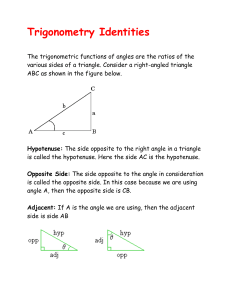 Pythagorean Trigonometry