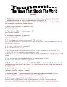 Answer Key - MrTestaScienceClass