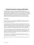 Informed Consent for Treatment with Remicade