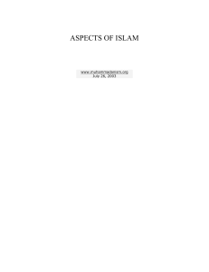 Aspects of Islam - Muhammadanism.org