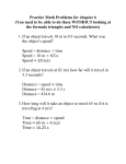 Practice Math Problems for chapter 6
