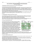 Chapter 6- Cell Structure and Function