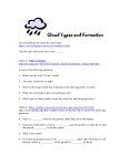 Cloud Types and Formation