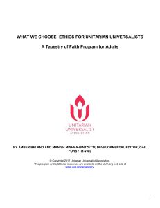 two-column Word document - Unitarian Universalist Association