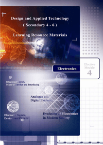 chapter 4 – evolution of electronics in modern society