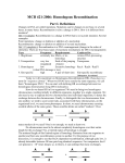 MCB 421-2006: Homologous Recombination