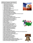 50 Glorious Questions about America What are the colors of our flag