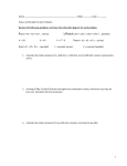 Series and Parallel Circuit Worksheet - Fitzmaurice-CP