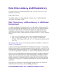 Data Concurrency and Consistency