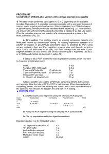 Procedure and Troubleshooting