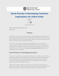 Economic Issues No. 26--Rural Poverty in Developing Countries
