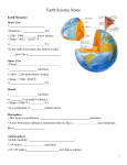 Earth Science Notes - watertown.k12.wi.us
