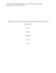 doc The processes of replication and transcription for prokaryotes