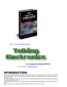 1-100 TransistorCircuits