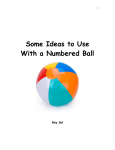Numbered Ball Ideas - Math Recovery Canada