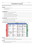 Name: Date: Period: ______ Translation Tutorial Directions: Open