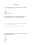 Problem set 7 - Review for final