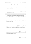 Lesson 33 questions - science