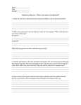 Infectious Disease Worksheet Infectious diseases