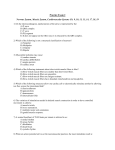 Practice Exam 2 Nervous System, Muscle System, Cardiovascular