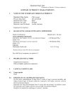 proposed summary of product characteristics