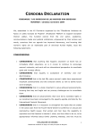 cordoba declaration - Plataforma Andaluza de Apoyo al Lobby