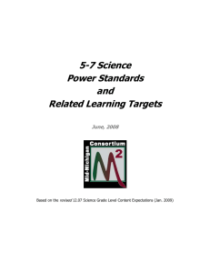 Science 5-7 - Mid-Michigan Consortium