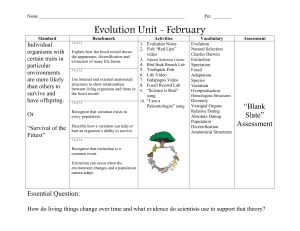 Evolution Calendar 2012
