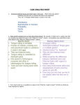 Case Analysis Worksheet