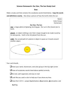 Science Homework – Scientific Method Study Card