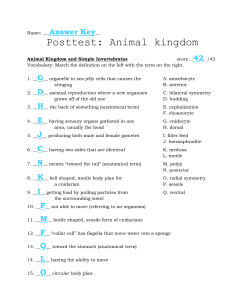 Biology Pre-Learning Check