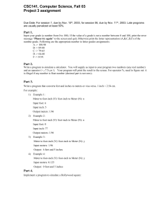 Project 3 - WCU Computer Science