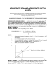 aggregate demand-aggregate supply model