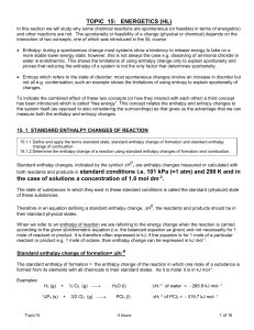 Energetics - chemistryatdulwich