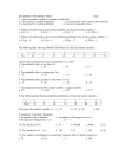 STATISTICS CHAPTER 5 TEST