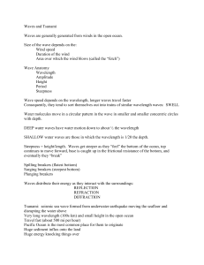 Waves and Tsunami - University of Hawaii at Hilo