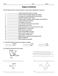 Biomolecules Test Review