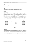 Polarization Experiment